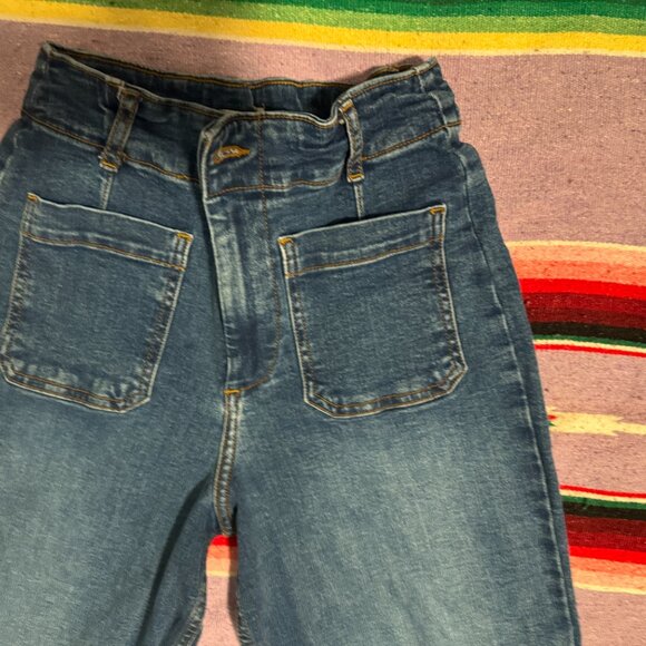 Bagatelle Wide-Leg Jeans Size 26 (X-Small 2-4) Petite Comfy Soft Stretchy - Picture 2 of 6